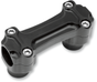 TODD'S CYCLE Black 1" Bone Riser for 1" Handlebars Bone Bar Handlebar Clamp & Riser Kit - Team Dream Rides