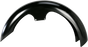 KLOCK WERKS Slicer Fender Kit  - Steel - Black - 16"-19" Tire Hugger Front Fender for Dresser - Team Dream Rides