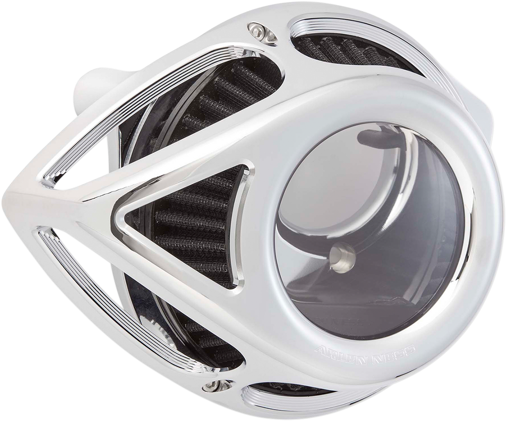 ARLEN NESS Air Cleaner - Clear Tear - Chrome Clear Tear Air Cleaner - Team Dream Rides