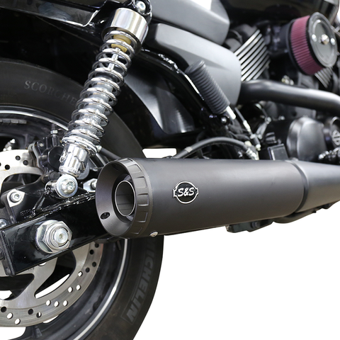 S&S CYCLE Grand National Muffler - Ceramic Black 550-0703 - Team Dream Rides