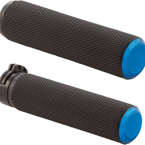 ARLEN NESS Blue Knurled Grips for Cable Fusion Knurled Grips - Team Dream Rides