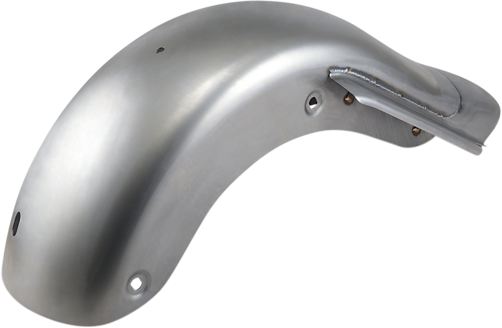 RUSS WERNIMONT DESIGNS Rear Fender with Extension - Smooth - Steel - '09-'13 FL 9" Rear Fender with 4.5" Extension - Team Dream Rides