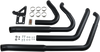 BASSANI XHAUST Pro Street Exhaust - Black - '18+ Softail Pro-Street Exhaust System - Team Dream Rides