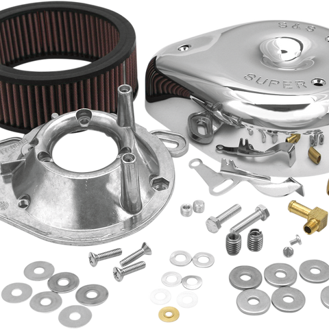 S&S CYCLE Teardrop Air Cleaner Kit - Chrome 17-0399 - Team Dream Rides