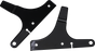 DRAG SPECIALTIES Side Plates - FXSTD - Black Sissy Bar Side Plates - Team Dream Rides
