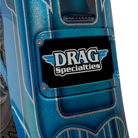 KLOCK WERKS License Plate Frame - Raw WFB™ Benchmark Stretched Rear Fender License Plate Frame - Team Dream Rides