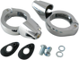 DRAG SPECIALTIES Turn Signal Mount - 49mm - Chrome Turn Signal Fork Clamps - Team Dream Rides