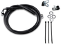 DRAG SPECIALTIES Brake Line - Front - Black - +6" - '99-'07 FXST Extended Length Black Vinyl Brake Line Kit - Team Dream Rides