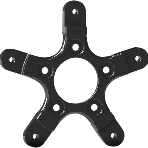 ARLEN NESS Rotor Mount - Ness Wheel - Black Brake Rotor Mount - Team Dream Rides