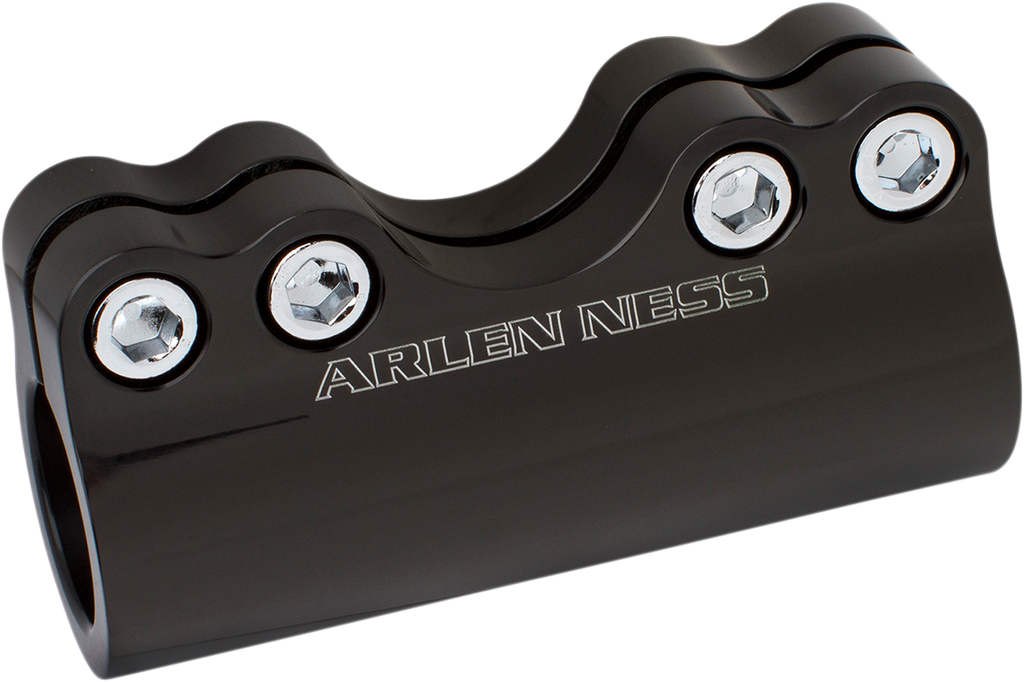 ARLEN NESS Black Modular Handlebar Clamp Modular Adjustable Handlebar Clamp for 1" and 1-1/4" Handlebars - Team Dream Rides