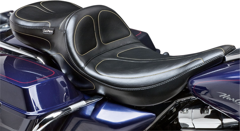 LE PERA Maverick Long Seat - FLT '97-'01 Maverick Daddy Long Legs Seat - Team Dream Rides