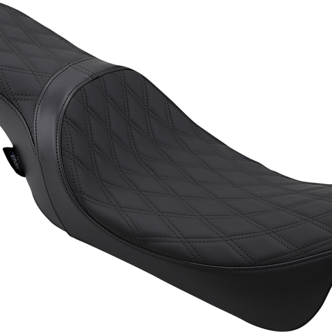 DRAG SPECIALTIES SEATS Predator 2-Up Seat - Double DIamond - Solar Leather Predator 2-Up Seat - Team Dream Rides