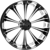 PERFORMANCE MACHINE (PM) Rear Wheel - Revel - Platinum Cut - 18 x 5.5 - 09+ FLT One-Piece Aluminum Wheel — Revel - Team Dream Rides