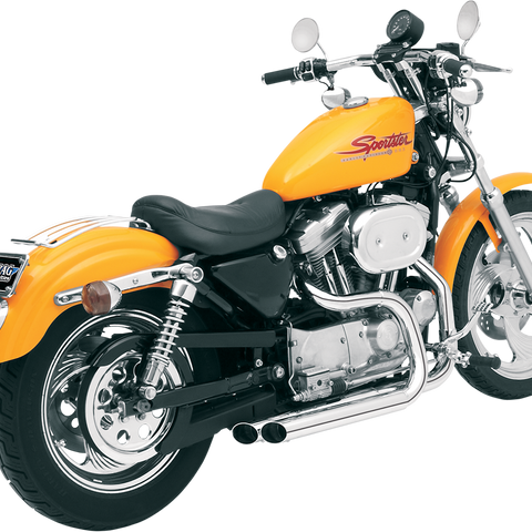 BASSANI XHAUST Pro Street Exhaust - Chrome - '86-'03 XL Pro-Street Exhaust System - Team Dream Rides