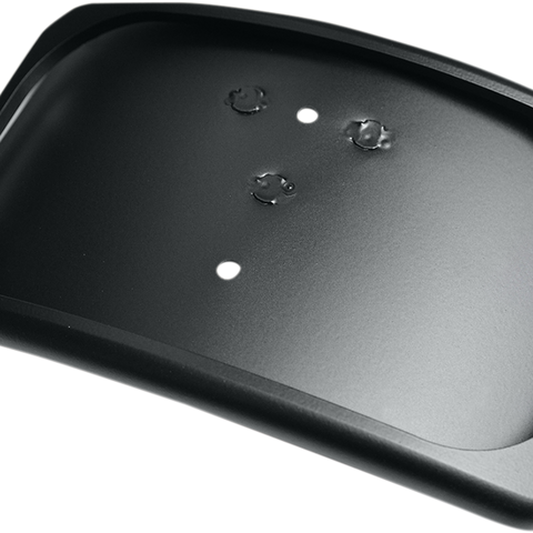 DRAG SPECIALTIES License Plate Mount - 3 Hole - Flat Black Small Radius Three-Bolt Style License Plate Mount Assembly - Team Dream Rides