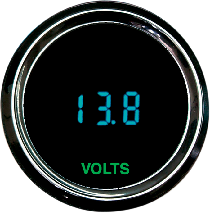DAKOTA DIGITAL Voltmeter Gauge 2-1/16" 3000 Series Digital Instruments — 3051 Model - Team Dream Rides