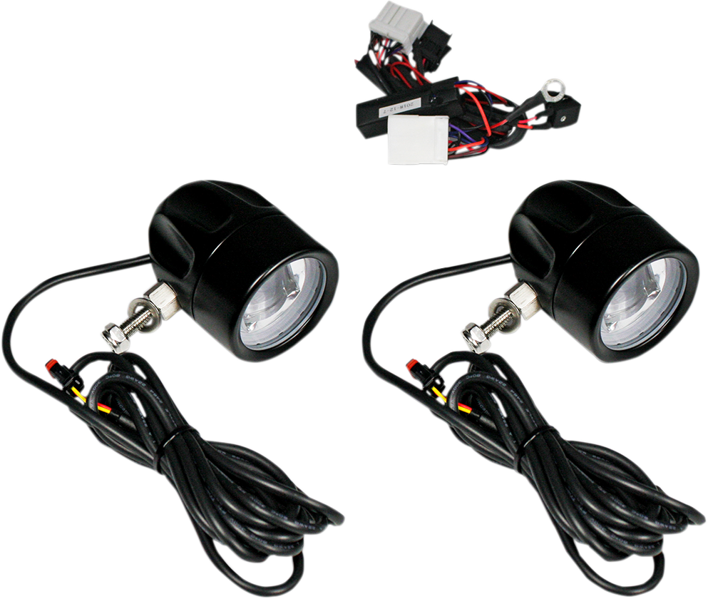 CUSTOM DYNAMICS LED Fog Light - HD - Black ProBEAM® LED Halo Fog Lamps - Team Dream Rides
