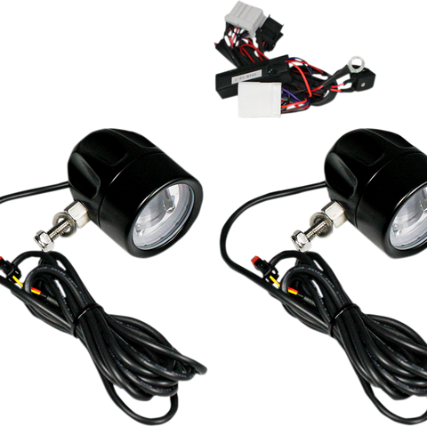 CUSTOM DYNAMICS LED Fog Light - HD - Black ProBEAM® LED Halo Fog Lamps - Team Dream Rides