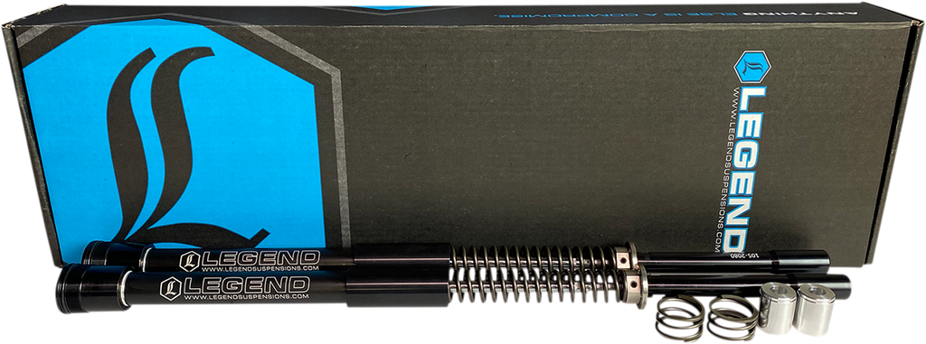 LEGEND SUSPENSION AXEO +2 Front End Suspension - 49 mm - Raised +2" - Dyna '06-'17 AXEO+2 (+2" Raised) 49 mm Front Suspension - Team Dream Rides