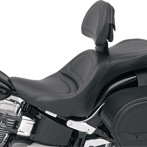 SADDLEMEN Explorer Seat - Backrest - FLSTF '07-'17 Explorer 2-Up Seat - Team Dream Rides