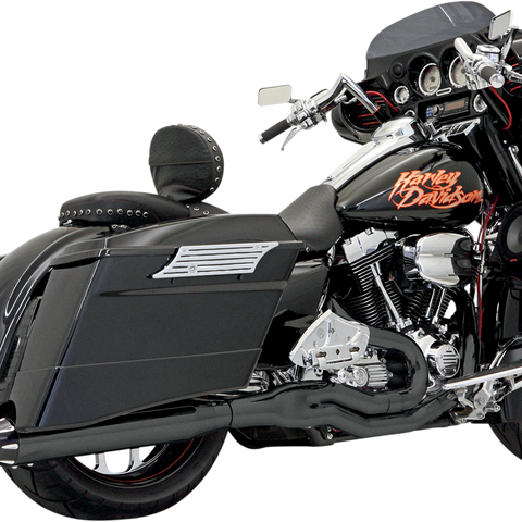 BASSANI XHAUST B1 2:1 Exhaust - Black Road Rage II B1 Power 2:1 Touring Exhaust - Team Dream Rides