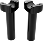 DRAG SPECIALTIES Black 5.5" Straight Risers Forged Aluminum Handlebar Riser - Team Dream Rides
