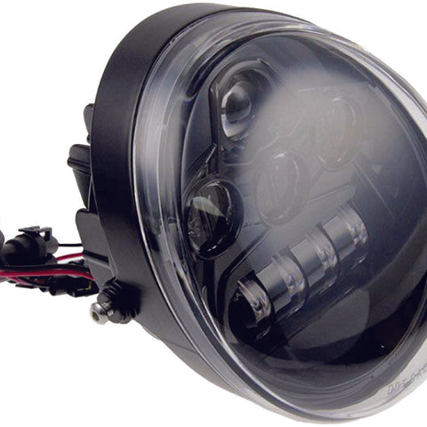 VROD LED HEADLIGHT BLACK - Team Dream Rides