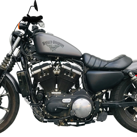 ULTRACOOL Oil Cooler Kit - Gloss Black - Side Mount - Sportster 3.0 Side Mount Oil Cooler with Fan Kit for Sportster - Team Dream Rides