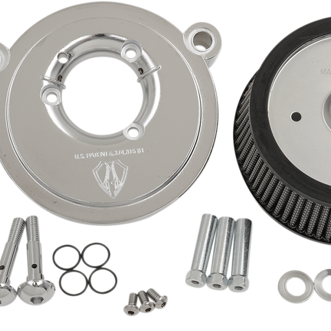 ARLEN NESS Air Cleaner Synthetic Stage-1 Twin Cam Chrome Big Sucker™ Air Filter Kit Accepts OEM Covers - Team Dream Rides