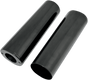 DRAG SPECIALTIES Fork Slider Covers - Gloss Black - Smooth - Extended +4" (10.5") Fork Slider Covers — Smooth - Team Dream Rides