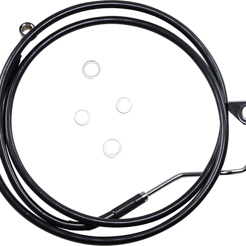 DRAG SPECIALTIES Brake Line - Front - ABS Stainless Steel Brake Line Kit - Team Dream Rides