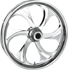 RC COMPONENTS Front Wheel - Recoil - 23" - With ABS - 08-18 FLT One-Piece Forged Aluminum Wheel — Recoil - Team Dream Rides