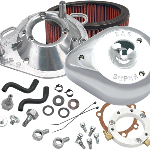 S&S CYCLE Air Cleaner Tear-Drop 01-17 Chrome Air Cleaner - Team Dream Rides