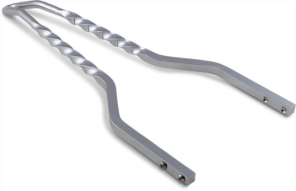 CYCLE VISIONS Twisted Sticks Sissy Bar - Chrome - 18" Twisted Sticks Sissy Bar - Team Dream Rides