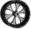 RC COMPONENTS Rear Wheel - Majestic - Eclipse - 18" x 5.5" - With ABS - 09+ FLH One-Piece Forged Aluminum Wheel — Majestic - Team Dream Rides