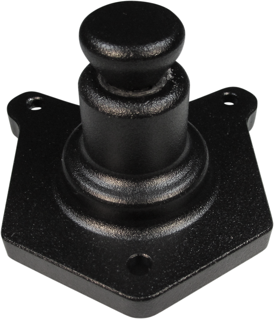 TERRY COMPONENTS Solenoid End Cover - Starter Buttons - Black Solenoid End Cover with Starter Button - Team Dream Rides