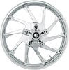 COASTAL MOTO Front Wheel - Hurricane - Chrome - 21" - No ABS - '08-'19 FL Hurricane Precision Cast 3D Wheel - Team Dream Rides