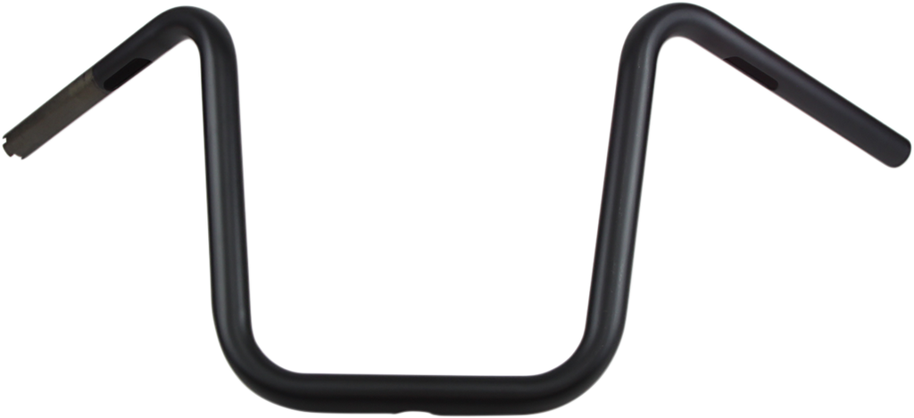 DRAG SPECIALTIES Flat Black 12" Narrow Ape Handlebar for TBW 1" Handlebar — Narrow/Ape Hanger - Team Dream Rides