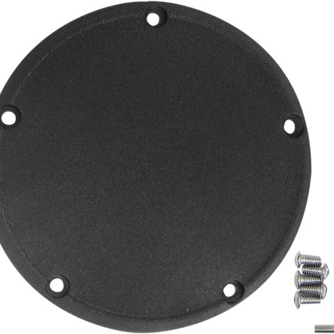 DRAG SPECIALTIES Wrinkle Black Derby Cover Derby Cover - Team Dream Rides