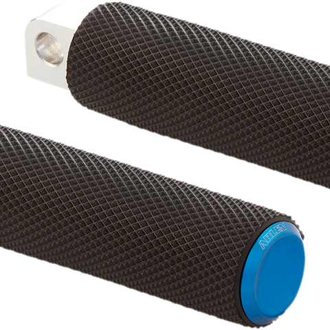 ARLEN NESS Passenger Knurled Peg - Blue - FLDE M-Eight Fusion Footpegs - Team Dream Rides