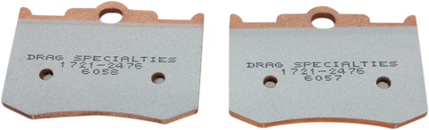DRAG SPECIALTIES Premium Brake Pads - HDP911 Sintered Metal Caliper Brake Pads - Team Dream Rides