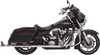 BASSANI XHAUST Fishtail Mufflers - Chrome - w/ Baffle - 33" - 95-'16 Touring Fishtail Slip-On Mufflers - Team Dream Rides