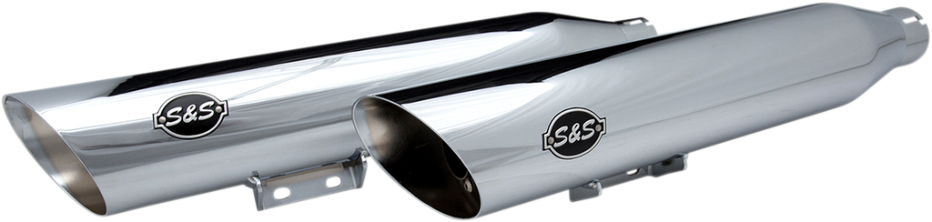 S&S CYCLE Slash Cut Race Mufflers - Chrome Slash Cut Race Slip-On Mufflers - Team Dream Rides