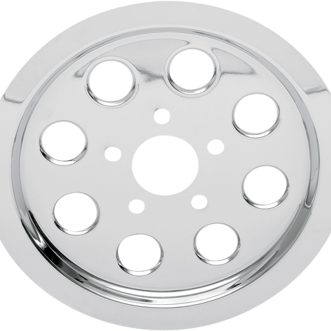 DRAG SPECIALTIES Rear Pulley Insert - XL '91-'03 Chrome Outer Rear Pulley Insert - Team Dream Rides