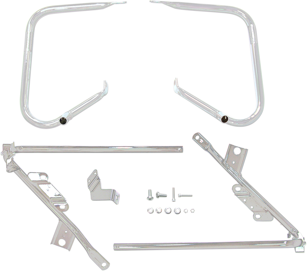 DRAG SPECIALTIES Saddlebag Support Brackets - Chrome - 09-13FLT Saddlebag Supports - Team Dream Rides