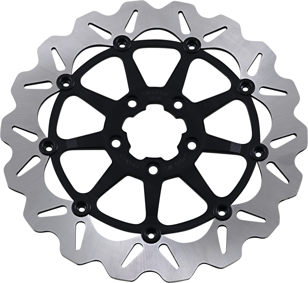 GALFER Wave® Rotor - Black - 12.5" Oversize Wave® Front Brake Rotor - Team Dream Rides