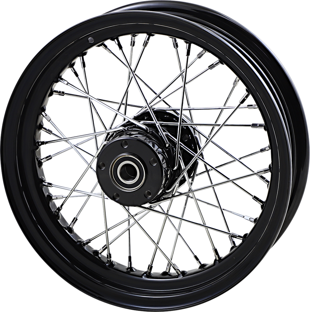 DRAG SPECIALTIES Wheel - Rear - 16x3 - Black - 02-07 FLT Replacement Laced Wheel - Team Dream Rides