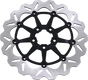 GALFER Wave® Rotor - Black - 13" Oversize Wave® Front Brake Rotor - Team Dream Rides