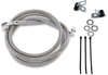 DRAG SPECIALTIES Brake Line - Front - +4" - Stainless Steel Extended Length Stainless Steel Brake Line Kit - Team Dream Rides