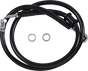 DRAG SPECIALTIES Brake Line - +8" - Black - '18-'20 Softail Extended Length Stainless Steel Brake Line - Team Dream Rides